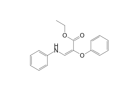 Ethyl (E)-2-phenoxy-3-phenylaminopropenoate