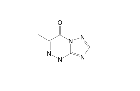 1,3,7-TRIMETHYL-s-TRIAZOLO[5,1-c]-as-TRIAZIN-4(1H)-ONE