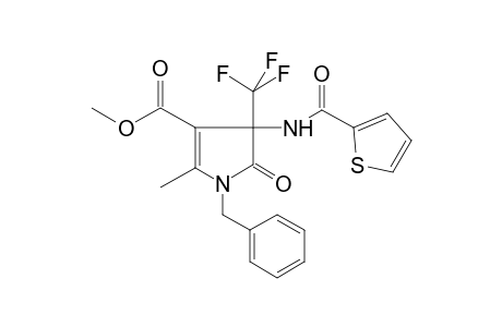 1H-Pyrrole-3-carboxylic acid, 4,5-dihydro-2-methyl-5-oxo-1-(phenylmethyl)-4-[(2-thienylcarbonyl)amino]-4-(trifluoromethyl)-, methyl ester
