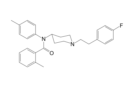 N-(1-[2-(4-Fluorophenyl)ethyl]piperidin-4-yl)-N-4-methylphenyl-2-methylbenzamide
