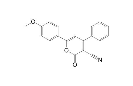 6-(4-Methoxyphenyl)-2-oxo-4-phenyl-2H-pyran-3-carbonitrile