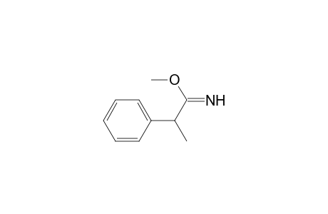 2-Phenylpropanimidic acid methyl ester
