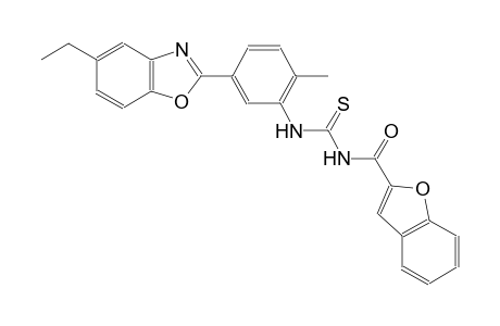 N-(1-benzofuran-2-ylcarbonyl)-N'-[5-(5-ethyl-1,3-benzoxazol-2-yl)-2-methylphenyl]thiourea