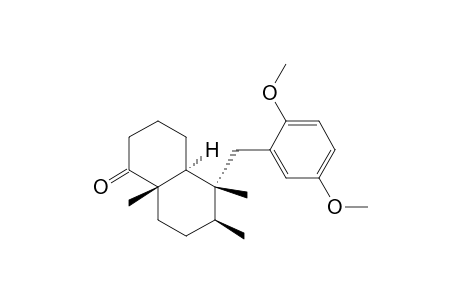 (4aS,5R,6S,8aS)-5-(2,5-dimethoxybenzyl)-5,6,8a-trimethyl-decalin-1-one