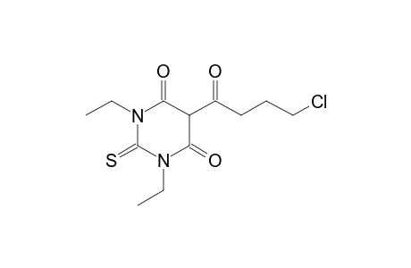 5-(4'-Chlorobutanoyl)-1,3-diethyl-2-thiobarbituric acid