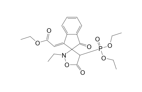 ETHYL-[4'-(DIETHOXYPHOSPHONYL)-2'-ETHYL-3,5'-DIOXO-1H,3H,5'H-SPIRO-(INDENE-2,3'-4'H-ISOOXAZOL)-4'-YLIDENE]-ACETATE