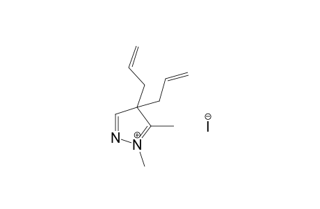 4,4-diallyl-2,3-dimethylpyrazolium iodide