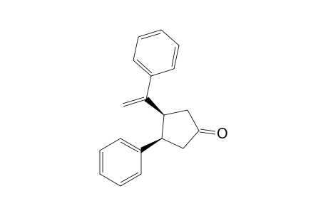 (3R,4S)-3-phenyl-4-(1-phenylethenyl)-1-cyclopentanone