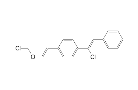 Benzene, 1-(2-chloro-2-methoxyethenyl)-4-(1-chloro-2-phenylethenyl)-