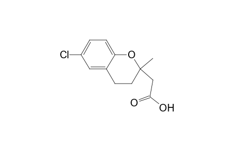 2-Carboxymethyl-6-chloro-2-methyl-3,4-dihydro-2h-1-benzopyran