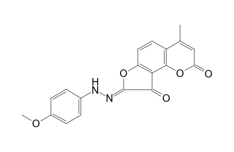 (8Z)-8-[(4-methoxyphenyl)hydrazinylidene]-4-methyl-furo[2,3-h]chromene-2,9-dione