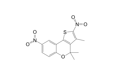 3,4,4-Trimethyl-2,8-dinitro-4H-thieno[3,2-c]benzopyran