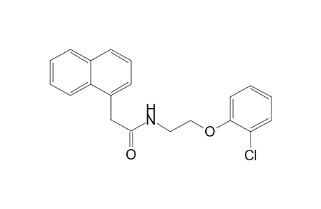 N-[2-(2-chlorophenoxy)ethyl]-2-(1-naphthyl)acetamide