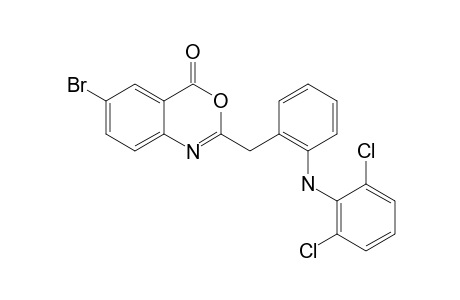 6-BROMO-2-[2-(2,6-DICHLORO-PHENYL)-AMINO]-BENZYL-4H-3,1-BENZOXAZIN-4-ONE