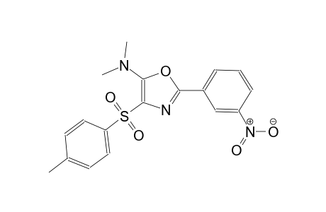 N,N-dimethyl-4-[(4-methylphenyl)sulfonyl]-2-(3-nitrophenyl)-1,3-oxazol-5-amine