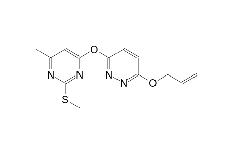 pyridazine, 3-[[6-methyl-2-(methylthio)-4-pyrimidinyl]oxy]-6-(2-propenyloxy)-
