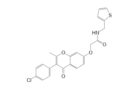 acetamide, 2-[[3-(4-chlorophenyl)-2-methyl-4-oxo-4H-1-benzopyran-7-yl]oxy]-N-(2-thienylmethyl)-