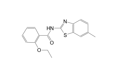 2-ethoxy-N-(6-methyl-1,3-benzothiazol-2-yl)benzamide