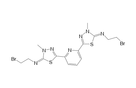 2,2'-(2,6-Pyridodiyl)bis[4,5-dihydro-5-(2-bromoethylimino)-4-methyl-1,3,4-thiadiazole]