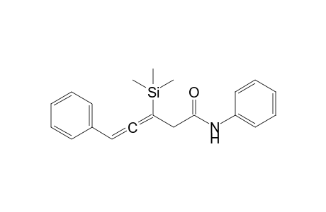3-Trimethylsilyl-N,5-diphenylpenta-3,4-dienamide