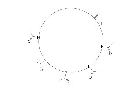 1,5,9,13,17-Pentaacetyl-1,5,9,13,17,21-hexaazacyclotritriacontan-22-one