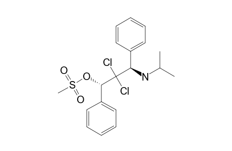 N-Isopropyl-N-(2,2-dichloro-3-(mesyloxy)-1,3-diphenylpropyl)amine