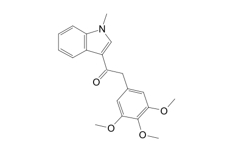 1-(1'-Methyl-1H-indol-3'-yl)-2-[2'-(3",4",5"-trimethoxyphenyl)ethyl]ethanone