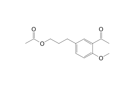 3-Acetyl-4-methoxy-1-[3'-(acetoxy)propyl]-benzene