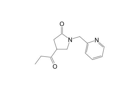 4-Propionyl-1-(pyridin-2-ylmethyl) pyrrolidin-2-one