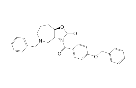 (3aR, 7aR)-3-(4'-Benzyloxybenzoyll)-5-benzyl-1-oxa-3,5-diaza-azulen-2-one