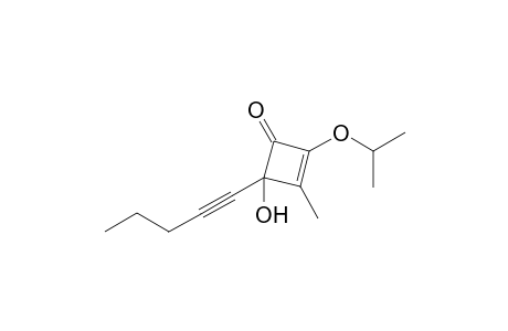 2-Isopropyloxy-3-methyl-4-hydroxy-4-pentynyl-2-cyclobuten-1-one