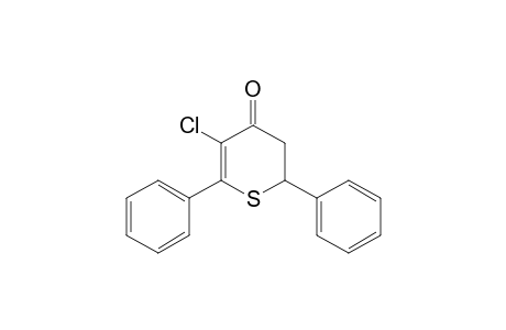 5-Chloranyl-2,6-diphenyl-2,3-dihydrothiopyran-4-one