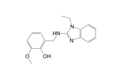 2-{[(1-ethyl-1H-benzimidazol-2-yl)amino]methyl}-6-methoxyphenol