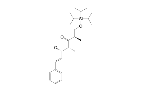 (2S,4S,5S)-1-TRIISOPROPYLSILYLOXY-2,4-DIMETHYL-5-HYDROXY-7-PHENYL-6-HEPTEN-3-ONE