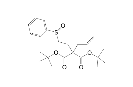 Di-t-Butyl 2-(2-propenyl)-2-[2-(phenylsulfinyl)ethyll]propanedioate