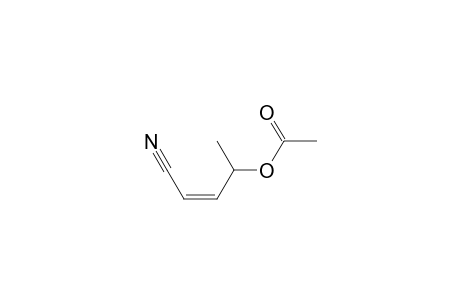 (Z)-4-acetoxy-2-pentenenitrile