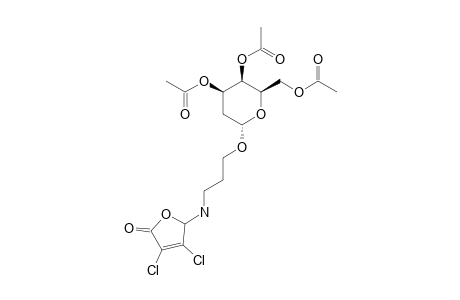 3-(3,4-DICHLORO-5-OXO-2,5-DIHYDROFURAN-2-YLAMINO)-PROPYL-3,4,6-TRI-O-ACETYL-2-DEOXY-ALPHA-D-LYXOHEXOPYRANOSIDE