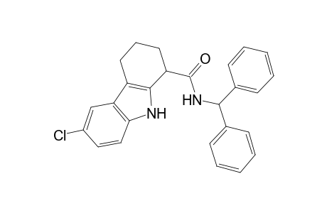 N-Benzhydryl-6-chloro-2,3,4,9-tetrahydro-1H-carbazole-1-carboxamide
