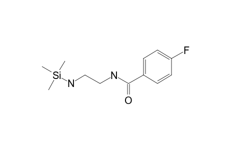 N-(2-Aminoethyl)-4-fluorobenzamide, N'-trimethylsilyl-