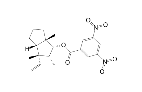 1-Pentalenol, 3-ethenyloctahydro-2,3,6a-trimethyl-, 3,5-dinitrobenzoate, (1.alpha.,2.alpha.,3.beta.,3a.beta.,6a.beta.)-(.+-.)-