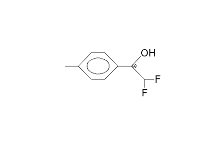 P-Tolyl-difluoromethyl-hydroxy-carbenium cation