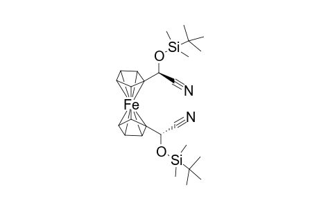 (+)-(R,R)-1,1'-Bis[(t-butyldimethylsilyloxy)cyanomethyl]ferrocene
