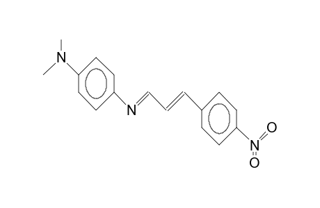 4-Dimethylamino-N-(3-[4-nitro-phenyl]-2-propen-1-ylidene)-aniline