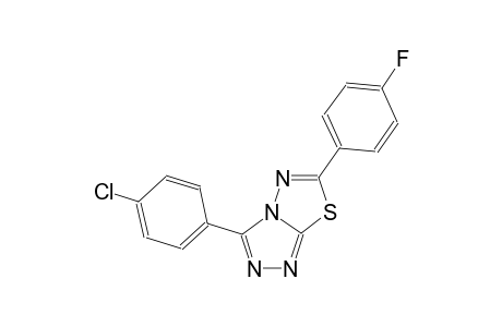 [1,2,4]triazolo[3,4-b][1,3,4]thiadiazole, 3-(4-chlorophenyl)-6-(4-fluorophenyl)-