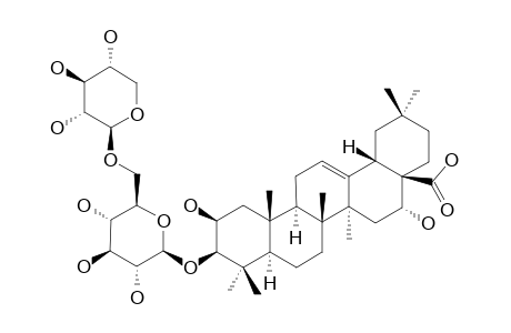 3-O-[O-ALPHA-L-ARABINOPYRANOSYL-(1->6)-BETA-D-GLUCOPYRANOSYL]-ASTEROGENIC-ACID