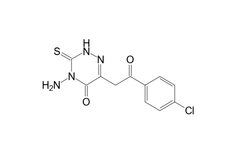 4-Amino-6-(4-chlorophenylcarbonyl)methylene-3-thioxo-1,2,5,6-tetrahydro-1,2,4-triazin-5-one