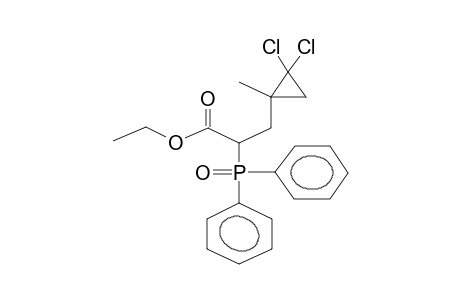 3-(1-METHYL-2,2-DICHLOROCYCLOPROPYL)-2-DIPHENYLPHOSPHORYLPROPANOICACID, ETHYL ESTER (DIASTEREOMER MIXTURE)