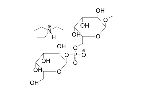 METHYL 6-O-(ALPHA-D-GALACTOPYRANOSYLPHOSPHO)-ALPHA-D-GALACTOPYRANOSIDE,TRIETHYLAMMONIUM SALT