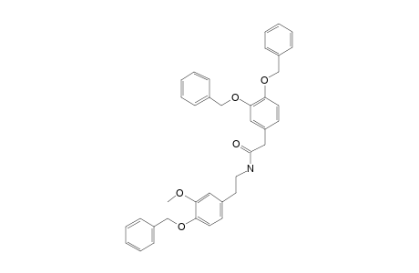 Benzeneethanamine, N-phenylacetyl-4,3',4'-tribenzyloxy-3-methoxy-