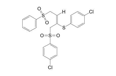 (E)-1-[(p-chlorophenyl)sulfonyl]-2-[(p-chlorophenyl)thio]-4-(phenylsulfonyl)-2-butene